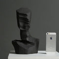Abstract black & white resin decoration geometric living room sculpture