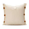 Abstract burnt orange line art pillow cover living room decor