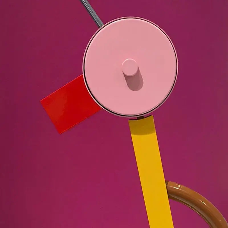 Abstract duck led table lamp colorful art deco bedroom light