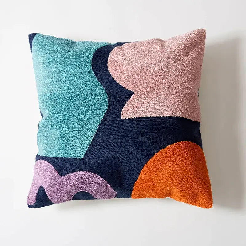 Abstract pastel geometric cushion cover living room throw pillow
