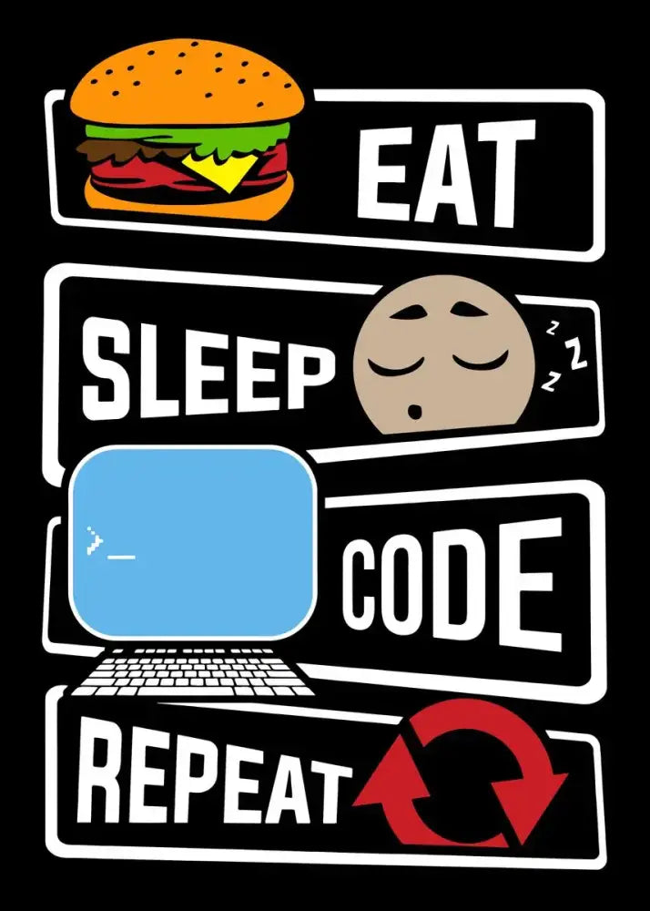Abstract programmer gamer educational infographic canvas art bedroom
