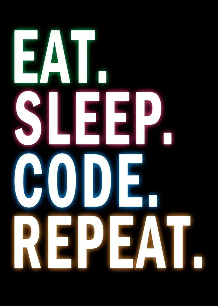 Abstract programmer gamer educational infographic canvas art bedroom