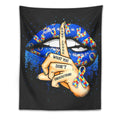 Abstract psychedelic tapestry wall hanging bedroom autism awareness art