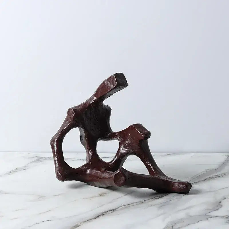 Abstract skeleton decor figure sculpture living room bookends