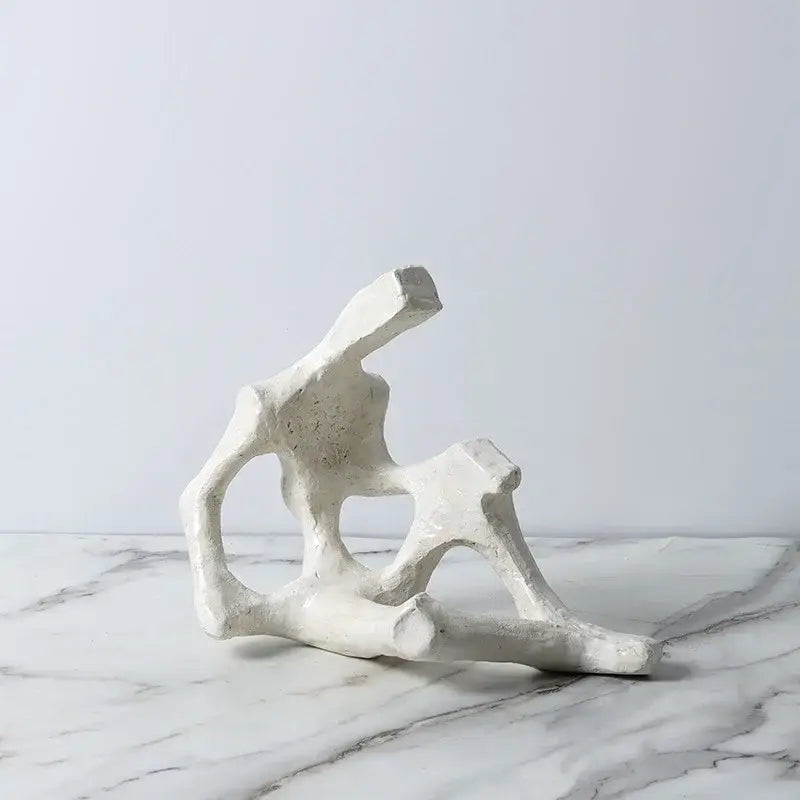Abstract skeleton decor figure sculpture living room bookends