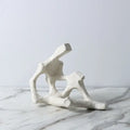 Abstract skeleton decor figure sculpture living room bookends