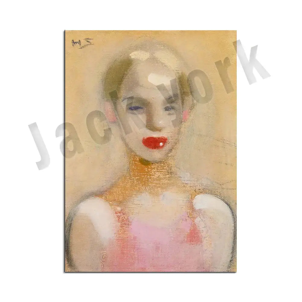 Abstract vintage exhibition poster set living room framed art prints