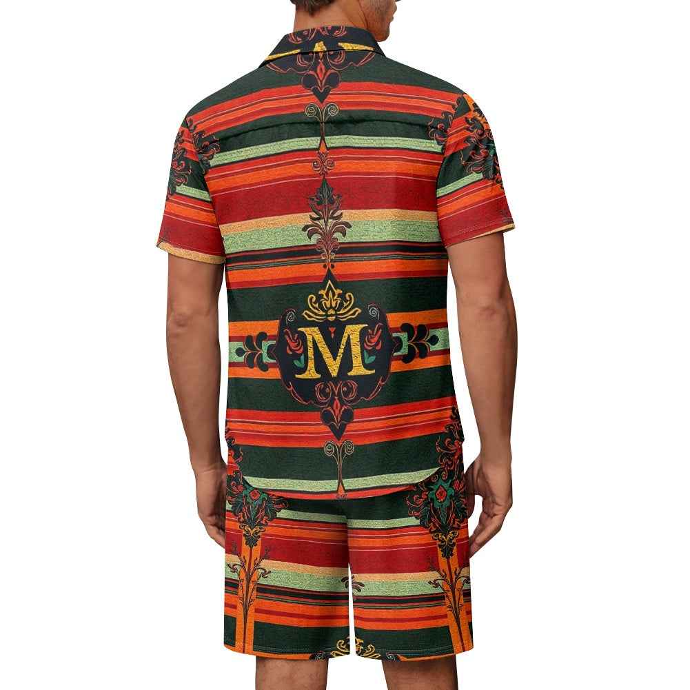 Men's Shorts Set - Two Piece Summer Outfit for Beach & Casual Wear