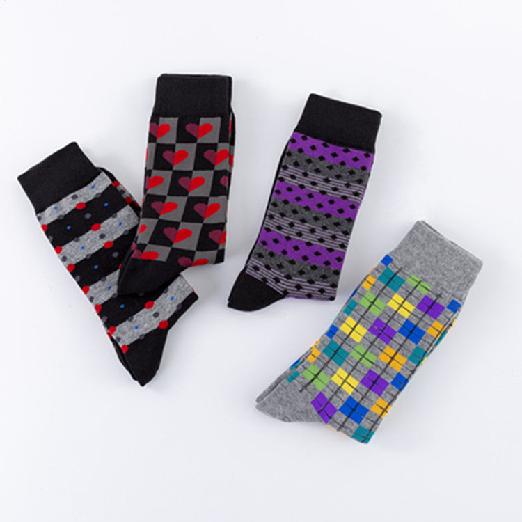 Men's Mid-calf Length Socks Europe And America