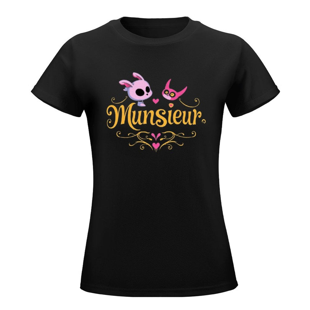 Munsieur T-Shirt for Women: Versatile, Timeless, and Ultra-Soft for Her