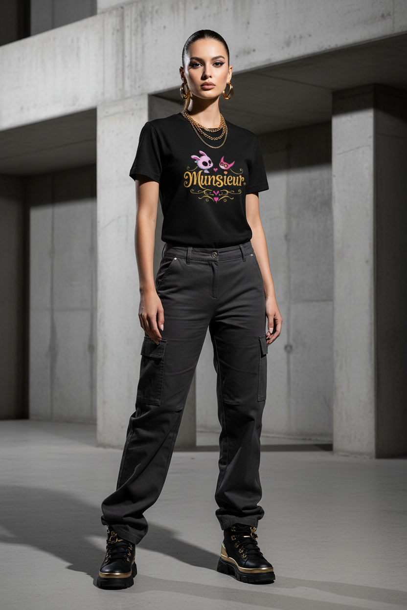 Munsieur T-Shirt for Women: Versatile, Timeless, and Ultra-Soft for Her