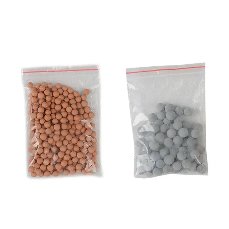 Adjustable high pressure shower head with filter beads for bathroom