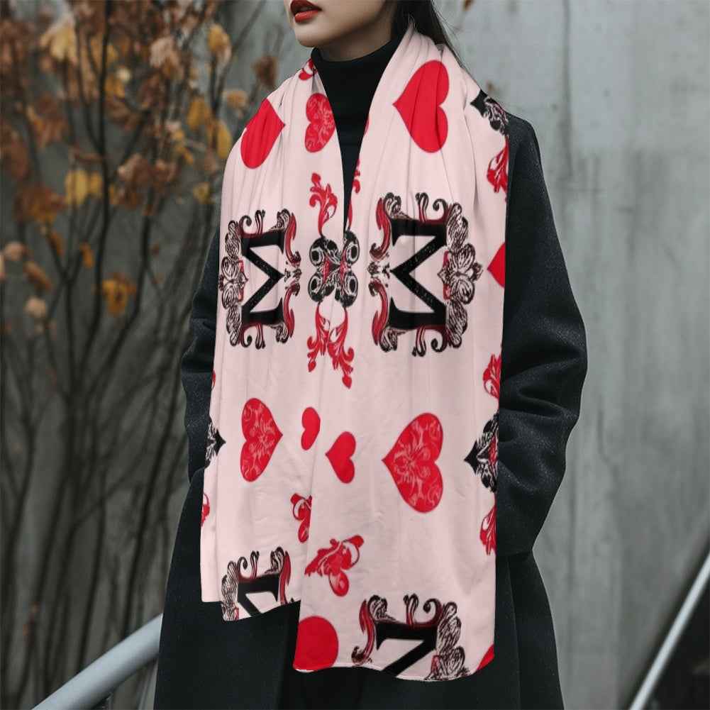 MUNSIEUR Fluffy Scarf Accessories Valentine's Day Collection