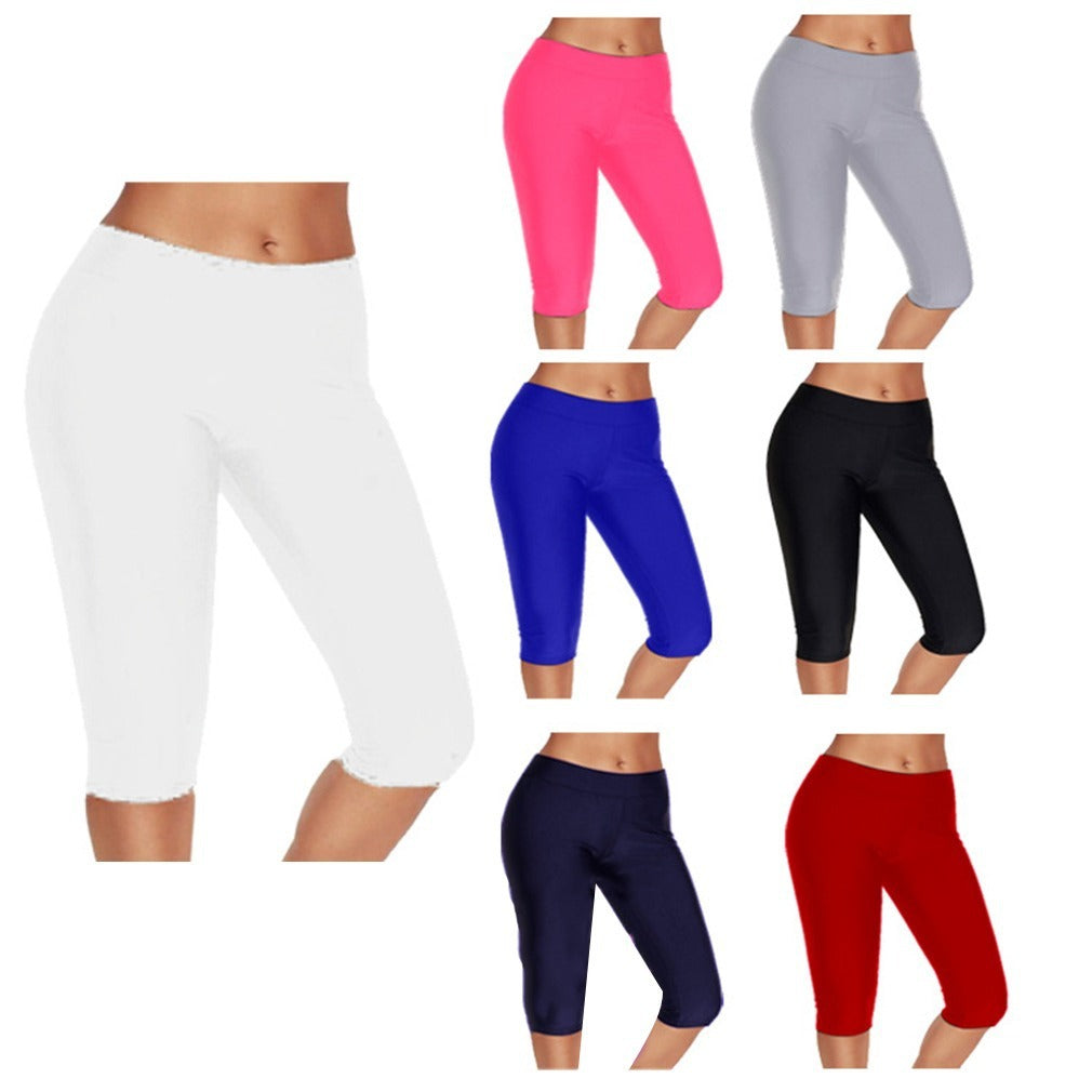 Summer Sports Cropped Slim Yoga Leggings