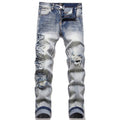 Men's Hole Patch Designer Pants