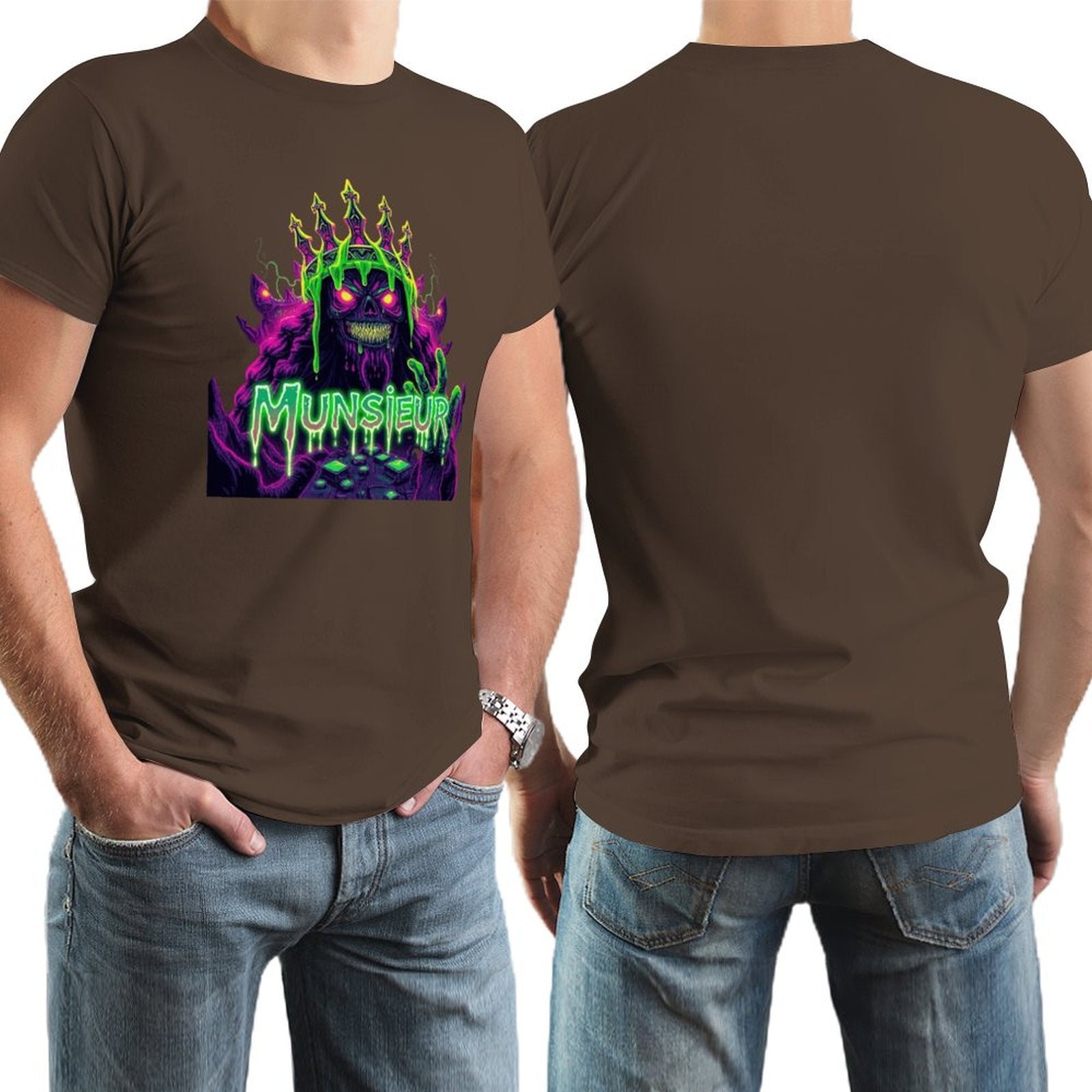Munsieur Men's Emerald Isle Halloween Streetwear Tee
