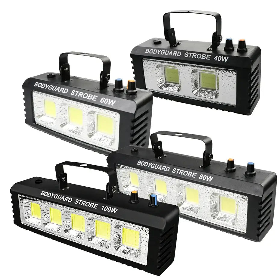 Alien white & black led strobe lights – party stage lighting