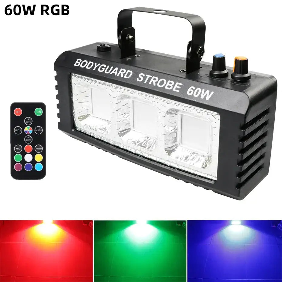 Alien white & black led strobe lights – party stage lighting