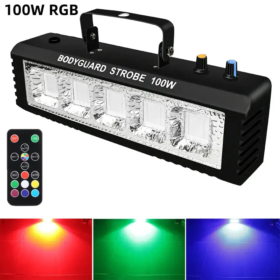 Alien white & black led strobe lights – party stage lighting