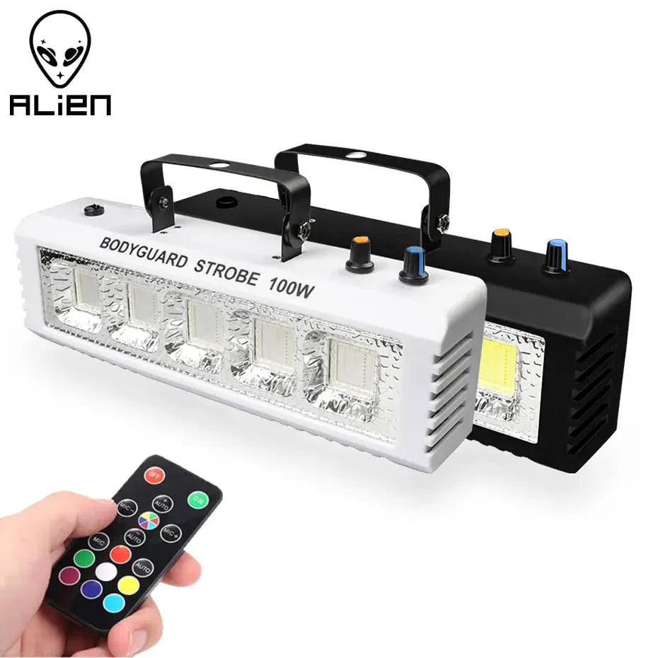 Alien white & black led strobe lights – party stage lighting