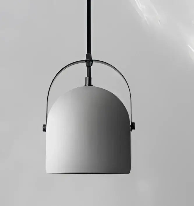 Amber & cream geometric glass pendant light for dining room