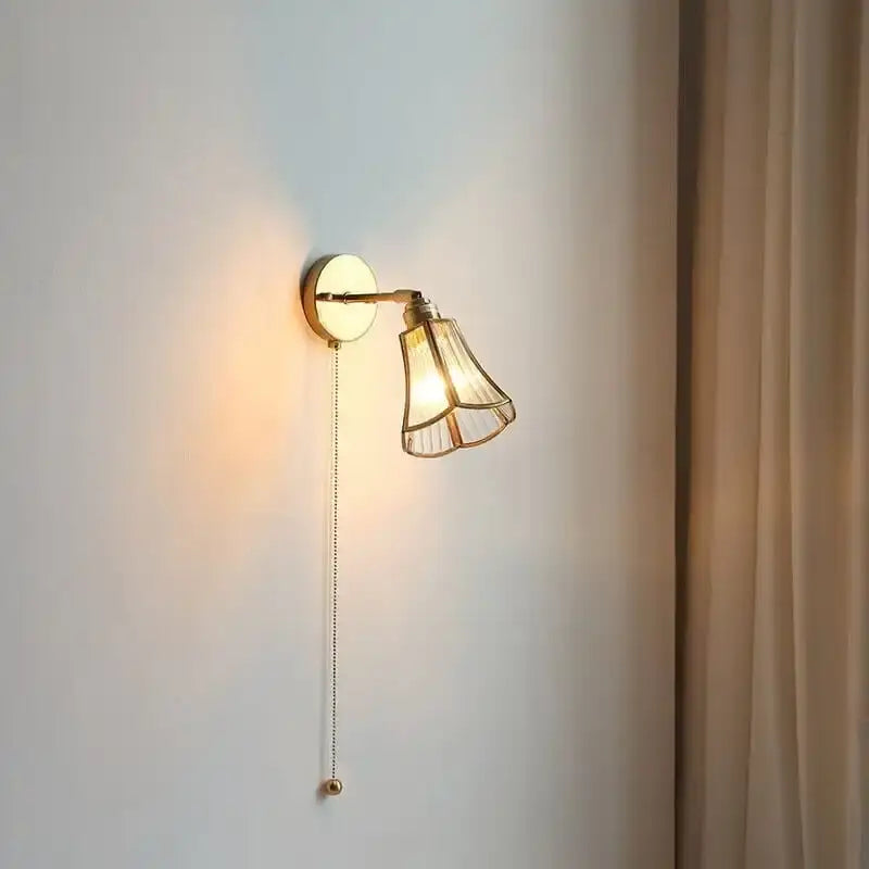 Amber & cream geometric glass pendant light for dining room