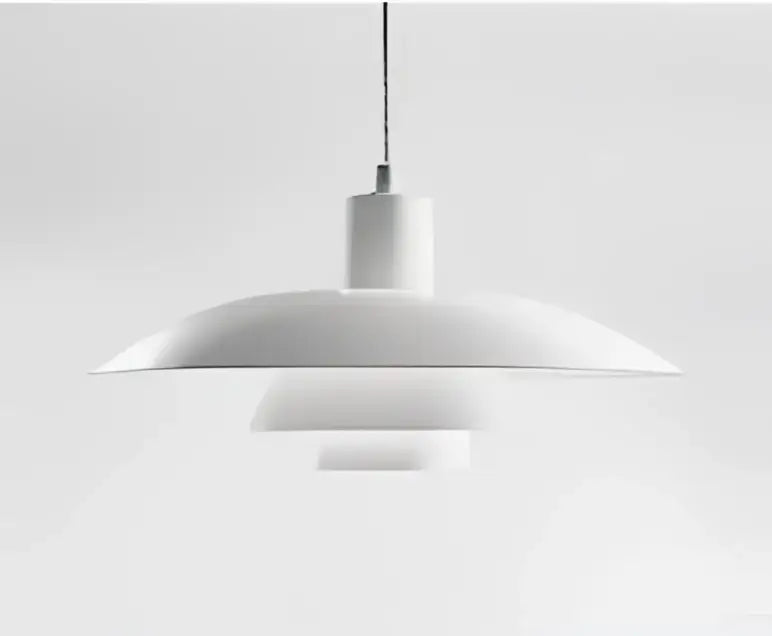 Amber & cream geometric glass pendant light for dining room