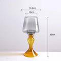 Amber decorbites geometric glass vase candle holder living room decor