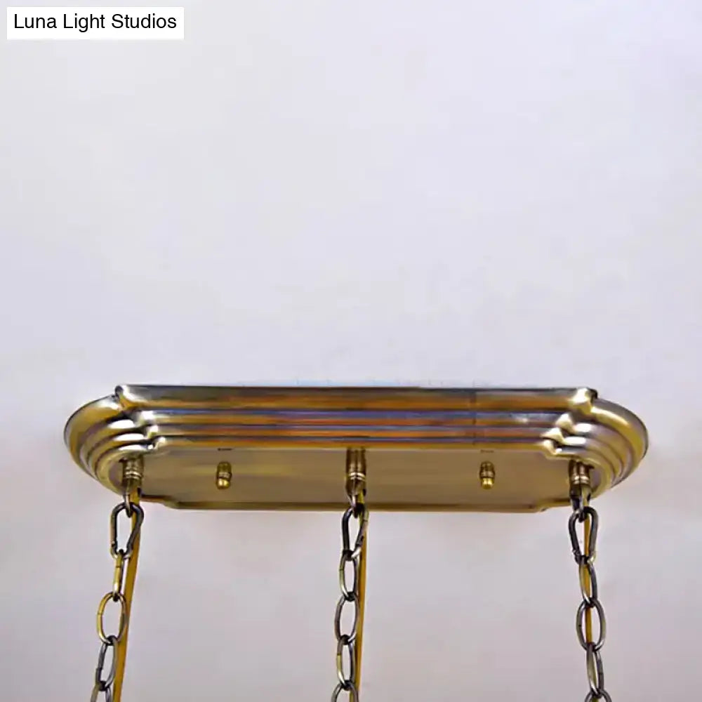 Amber & yellow shell tiffany chandelier living room light fixture