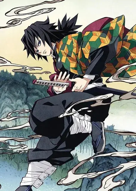 Vibrant anime demon slayer canvas posters 12 pack bedroom wall art