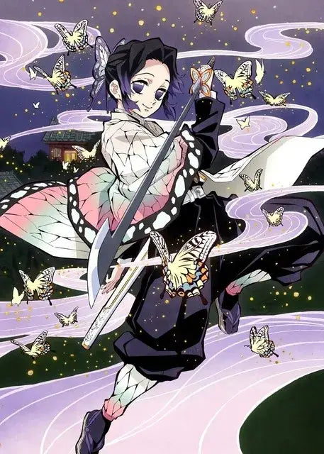 Vibrant anime demon slayer canvas posters 12 pack bedroom wall art