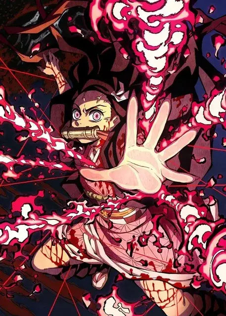 Vibrant anime demon slayer canvas posters 12 pack bedroom wall art