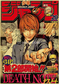 Death note shonen jump anime poster kraft paper art bedroom decor