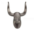 Antique aluminum bull head robe hook for bathroom clothes