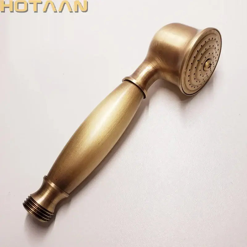 Antique brass hand shower set bathroom shower head with hose