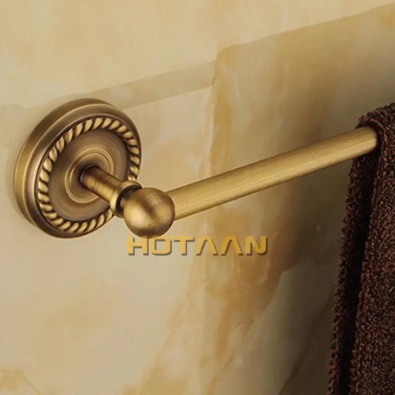 Antique brass rope twist 4 piece bathroom set – bathroom kit