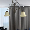 Antique bronze bell island pendant light dining room chandelier