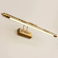 Antique bronze ornate led mirror lamp for bathroom wall decor