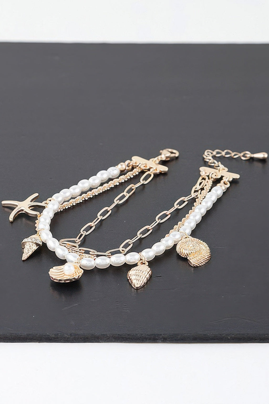 At The Beach Multi Charm Bracelet