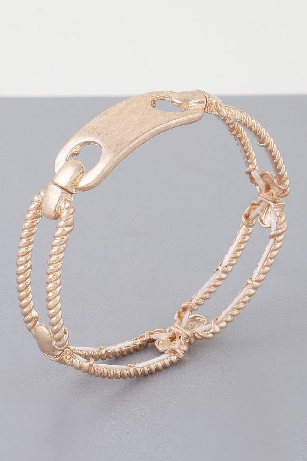 Twisted Plate Cuff Bracelet