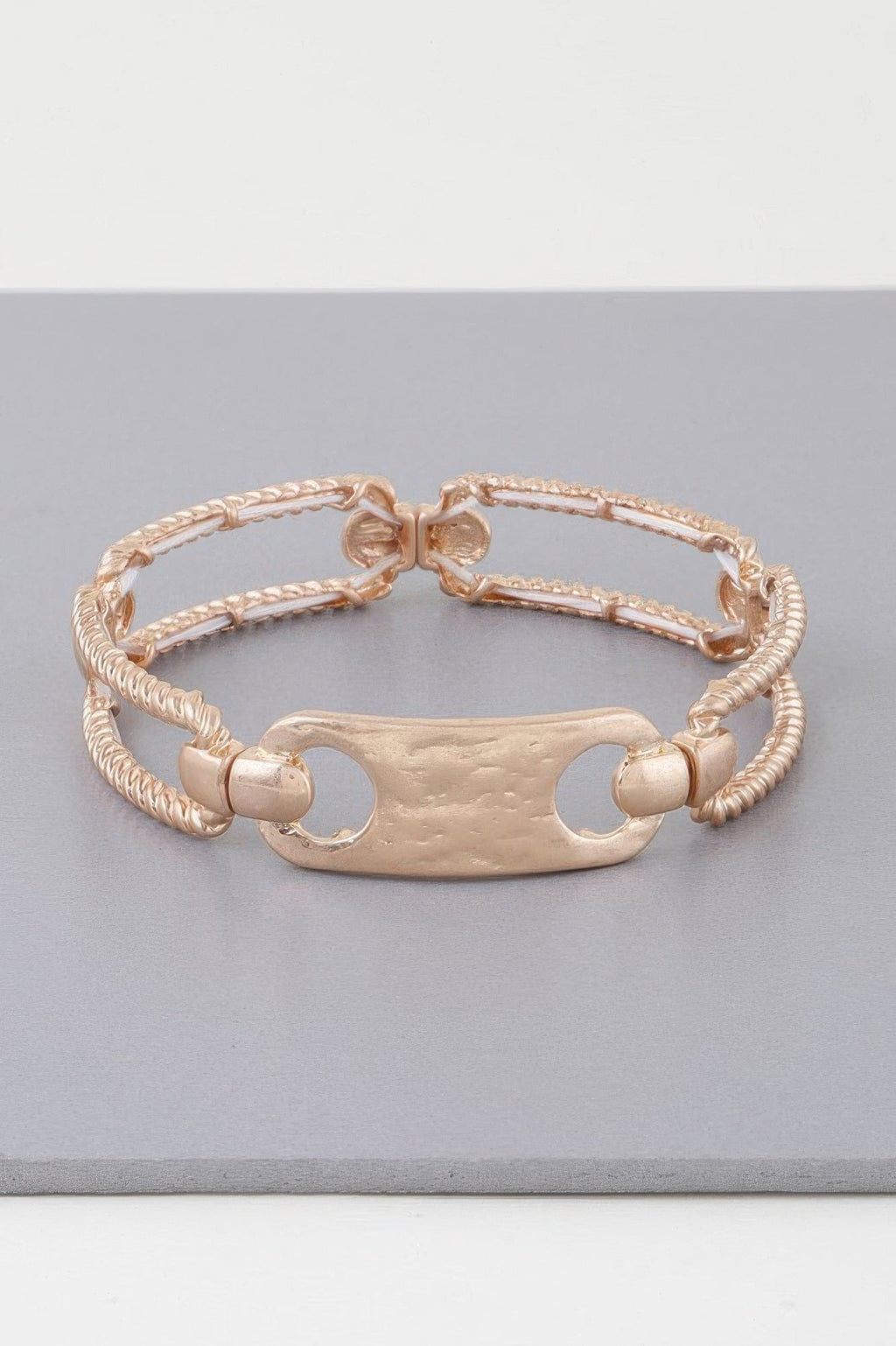 Twisted Plate Cuff Bracelet