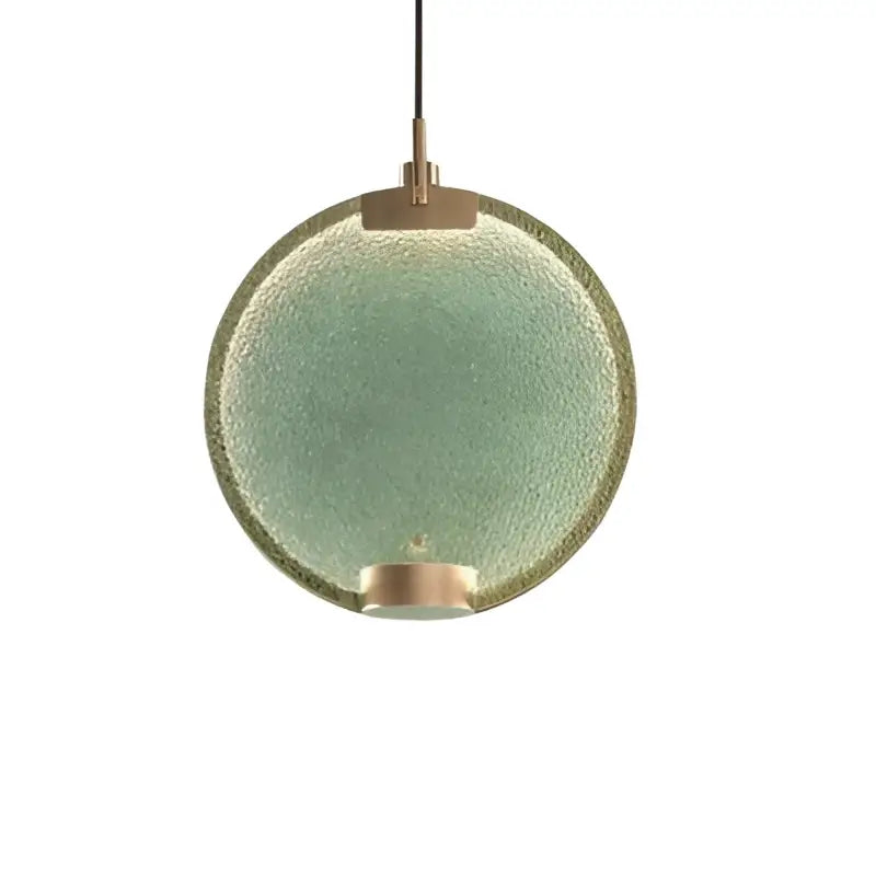 Art deco lavender glass horo led pendant light for kitchen