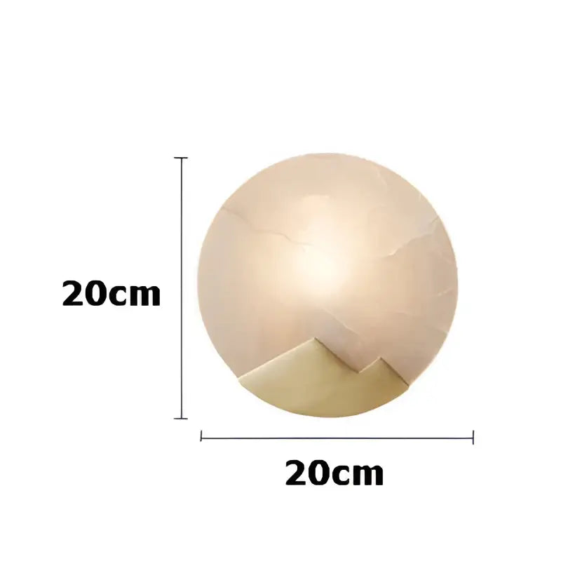 Art deco marble golden lustre pendant light for dining room