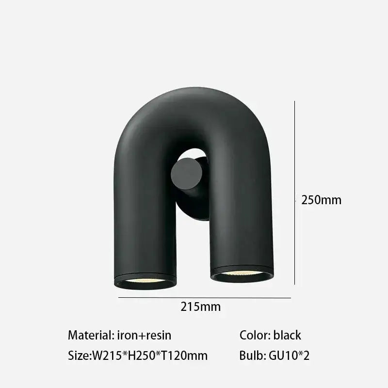 Art deco metal industrial chandelier – black & orange dining room light