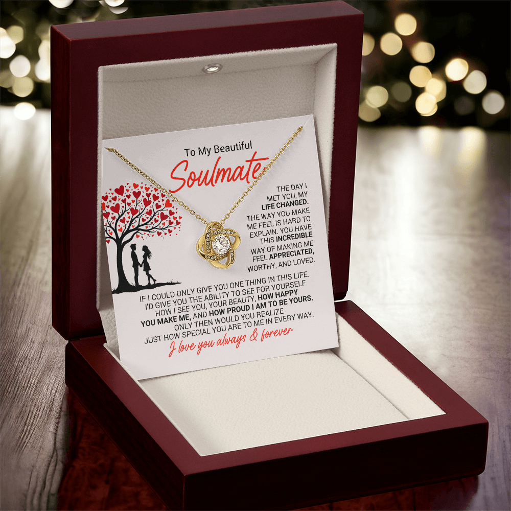Forever Intertwined Love Knot Necklace - A Timeless Symbol of Endless Love and Devotion