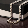 Men's Cuban Link Chain Necklace – Symbol of Strength & Resilience