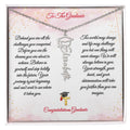 Graduation Name Necklace for Daughter – Personalized Gift from Mom & Dad | Class of 2026 Jewelry