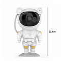 Astronaut sky projector nightlight white and gold bedroom lamp