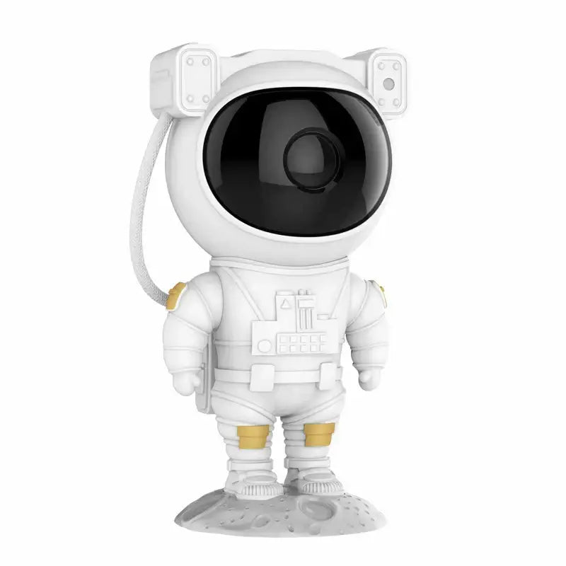Astronaut sky projector nightlight white and gold bedroom lamp