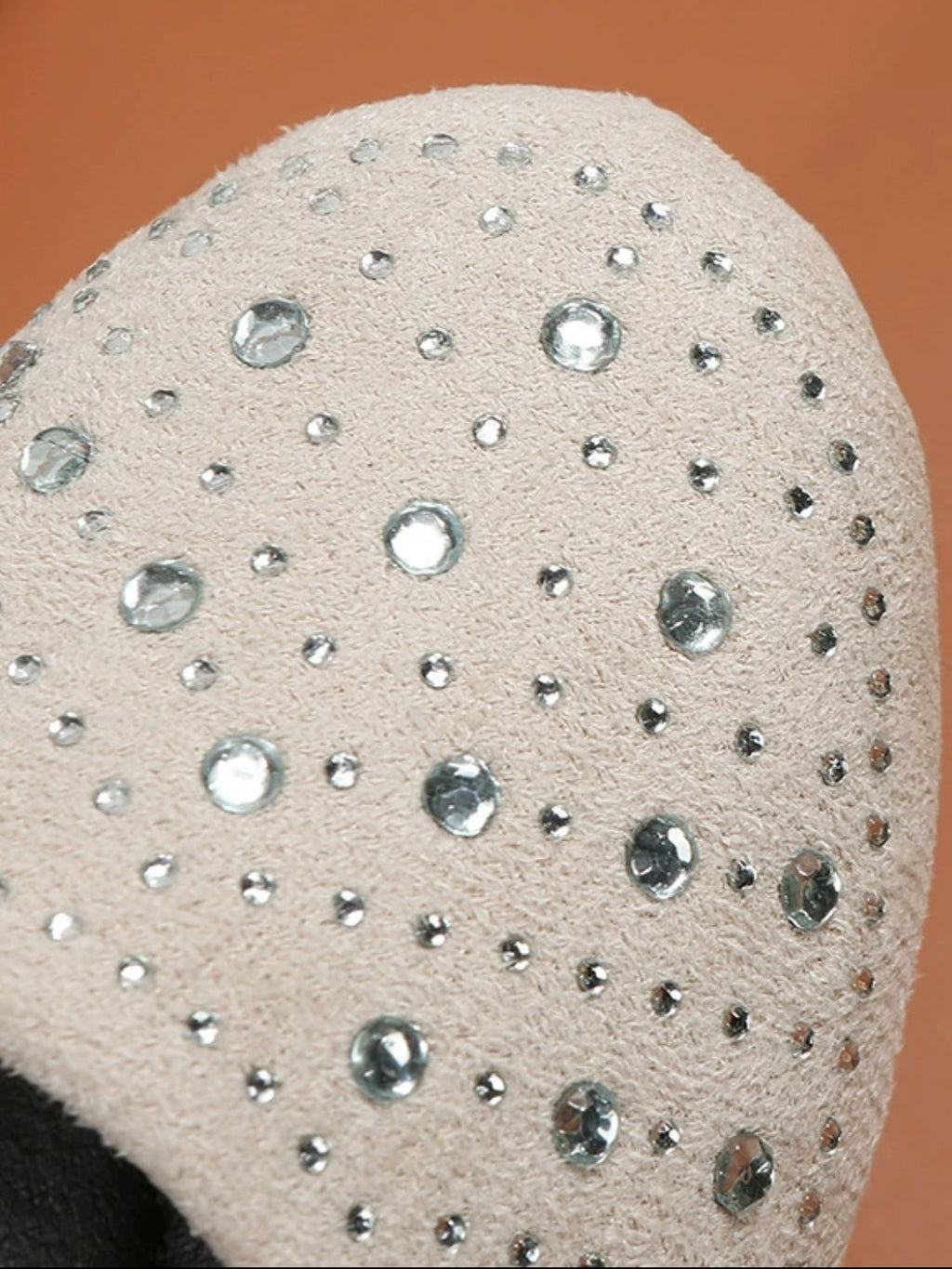 Women's Rhinestone Flats Slip-Ons